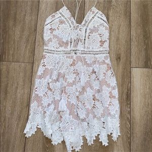 L’Atiste Crochet Lace Playsuit